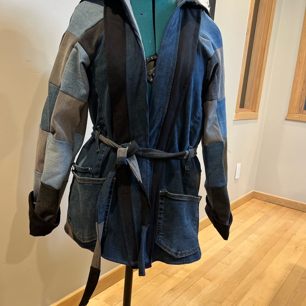 Patchwork Denim Jean Jacket